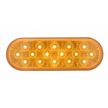 Optronics Miro-Flex  12-Led 6in. Yellow Grommet Mount Parking/Turn Signal STL22AB